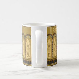 De Café Caneca dourada do cálice