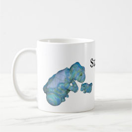 De Café Caneca - Dragões Mãe e Filho com Nome