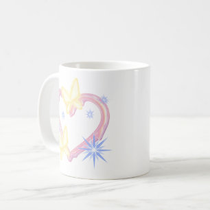 De Café Caneca "Dreamy Butterfly Sparkle" com um des