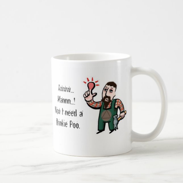 De Café Caneca "Drinkie Poo " do grito T Doo (Direita)