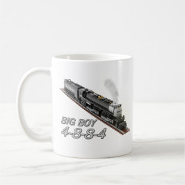 De Café Caneca Dupla Face da Locomotiva Big Boy