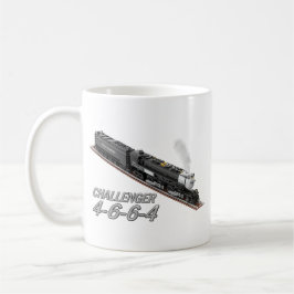 De Café Caneca Dupla Face Locomotiva Challenger 4-6-6-4