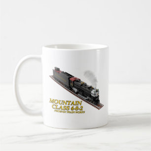 De Café Caneca Dupla Locomotiva Montanha 4-8-2