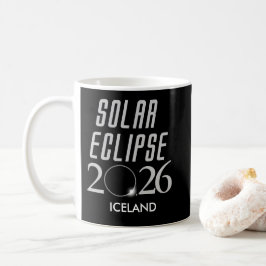 De Café Caneca Eclipse Solar Personalizável 2026 Islândia