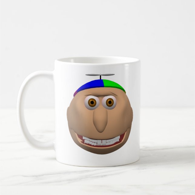 De Café Caneca EdukayFUN Johnny e Papai Cabeças (Esquerda)