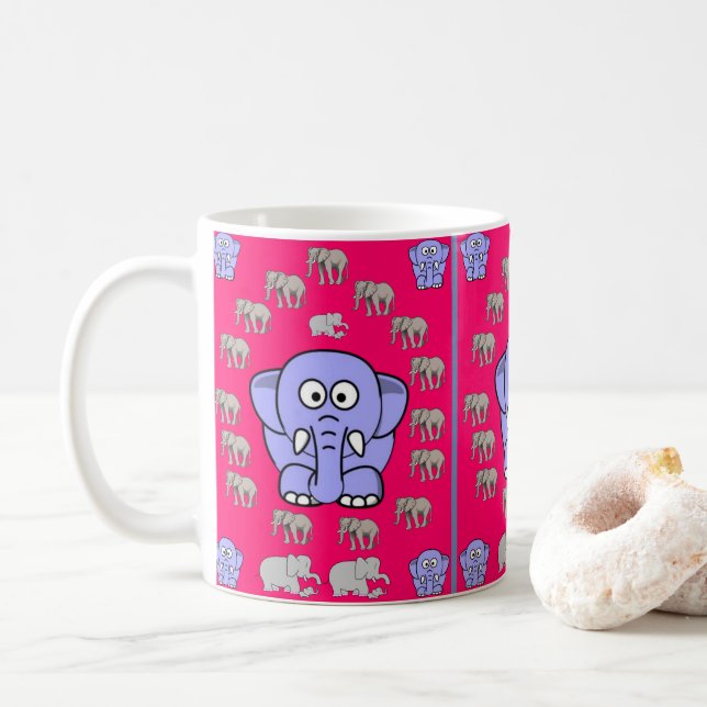De Café Caneca Elefante Infantil (Com Donut)