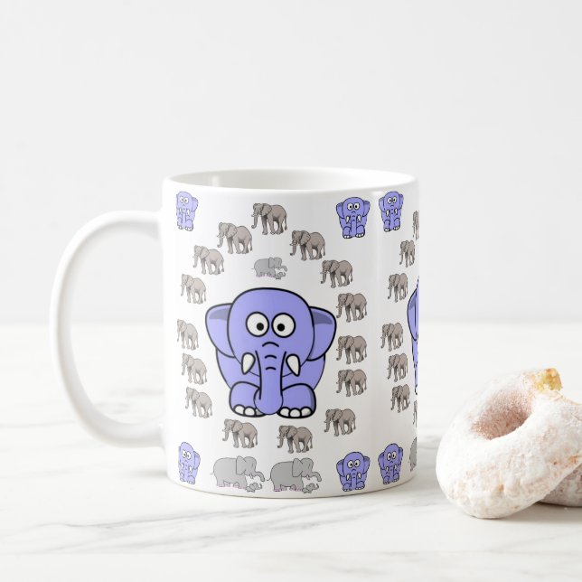 De Café Caneca Elefante Infantil (Com Donut)