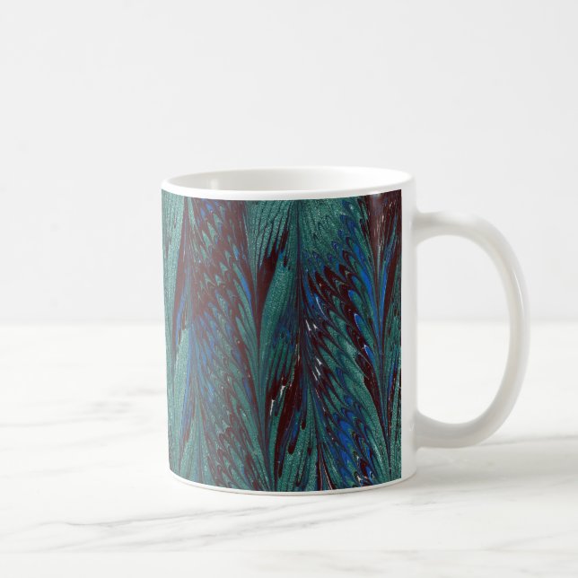 De Café Caneca emplumada verde (Direita)