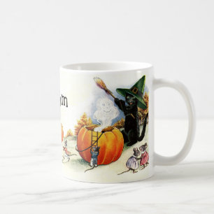 De Café Caneca encantador do Dia das Bruxas do vintage