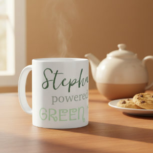 De Café Caneca Energizada pelo Chá Verde com Nome Personal