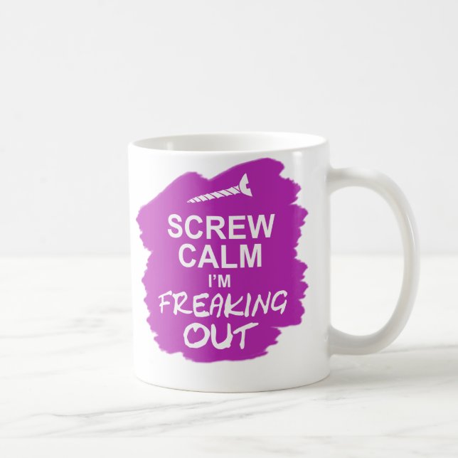 De Café Caneca engraçada: Calma que do parafuso eu (Direita)
