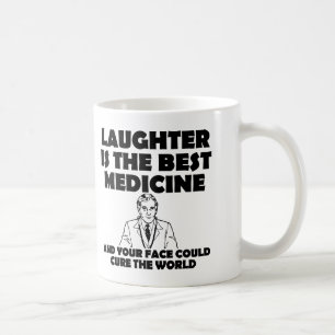 De Café Caneca Engraçada Carinha Alegria Melhor Remédio