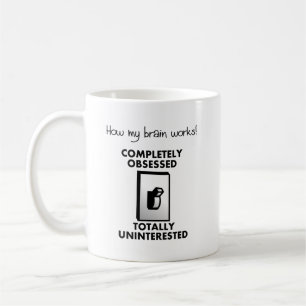 De Café Caneca Engraçada Como Meu Cérebro Funciona