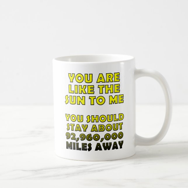 De Café Caneca Engraçada Como o Sol (Direita)