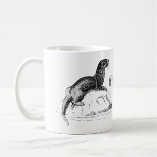 De Café Caneca engraçada da lontra