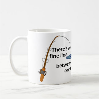 De Café Caneca engraçada da pesca