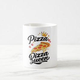 De Café Caneca engraçada da Rainha da Pizza para mulheres,