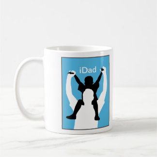 De Café caneca engraçada do dia dos pais do iDad