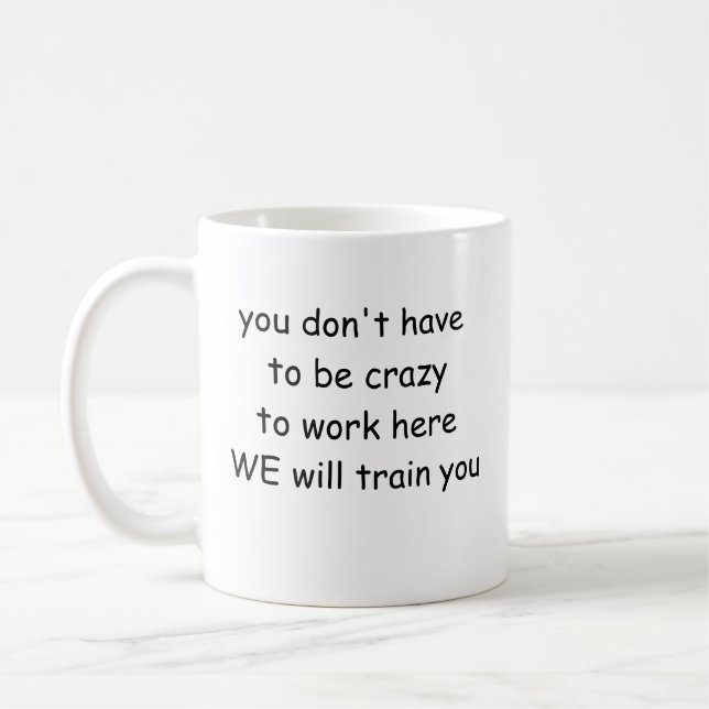 De Café caneca engraçada do escritório que você não precis (Esquerda)