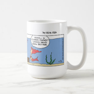 De Café Caneca engraçada do funeral da sereia