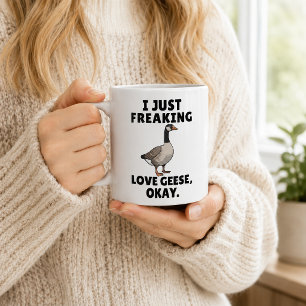 De Café Caneca Engraçada do Ganso do Canadá para Amantes d
