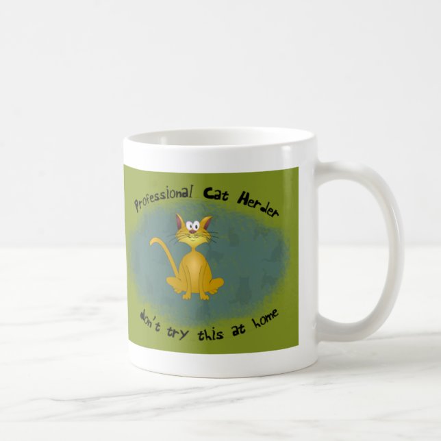 De Café Caneca engraçada do pastor do gato (Direita)