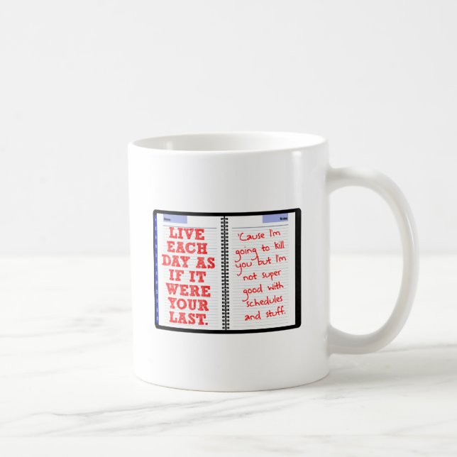 De Café Caneca Engraçada do Seu Último Dia (Direita)