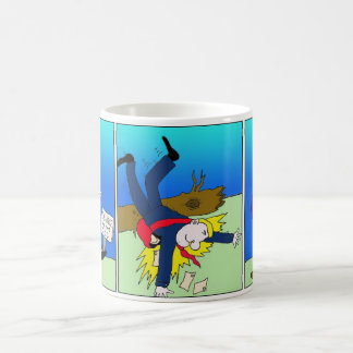 De Café Caneca engraçada dos desenhos animados do carteiro