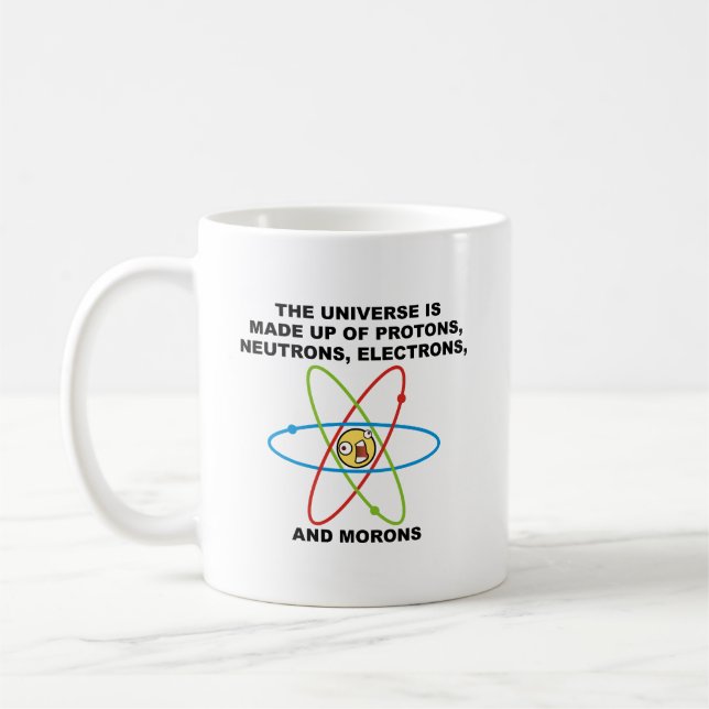 De Café Caneca engraçada dos parvos do universo (Esquerda)