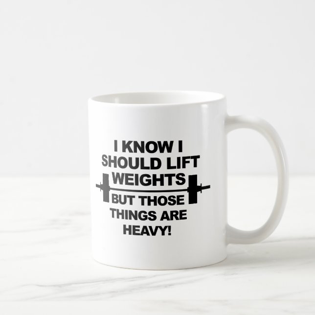 De Café Caneca engraçada dos pesos pesados (Direita)