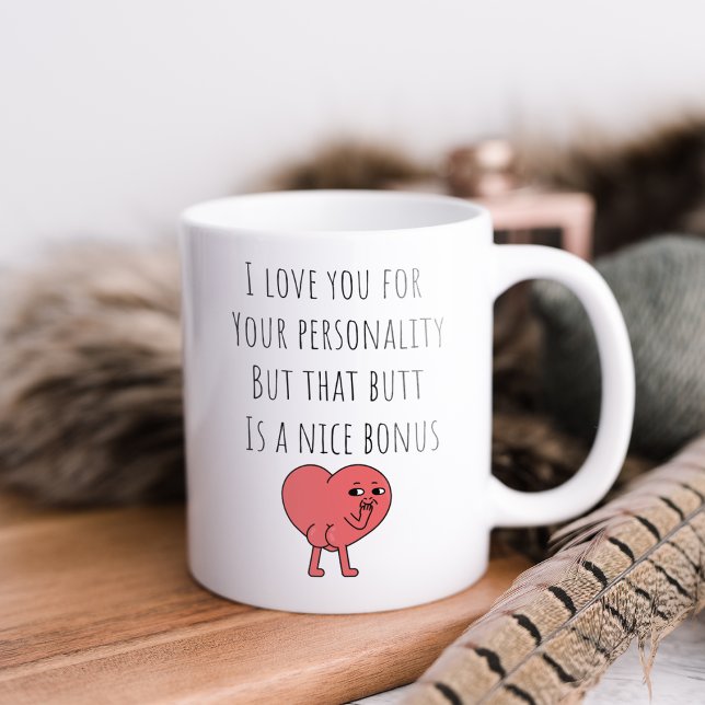 De Café Caneca Engraçada Eu Amo Sua Personalidade (Criador carregado)
