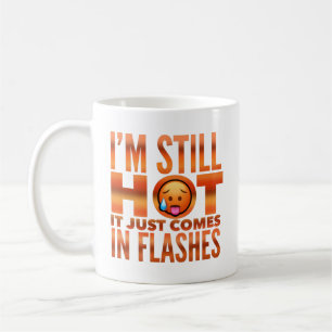 De Café Caneca Engraçada Flash Quente Menopausa