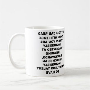 De Café Caneca Engraçada Habilidade ao Contrário