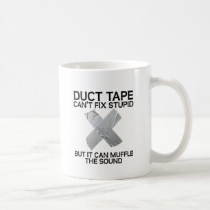 De Café Caneca Engraçada Idiota Abafa Fita Adesiva