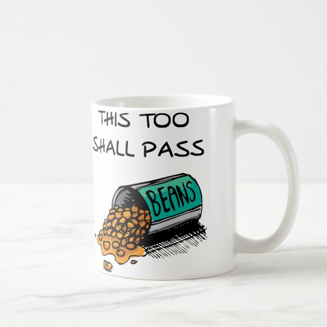 De Café Caneca Engraçada Isto Passará (Direita)