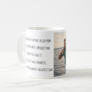 De Café Caneca Engraçada Limerique da Foto Ampla do Filho