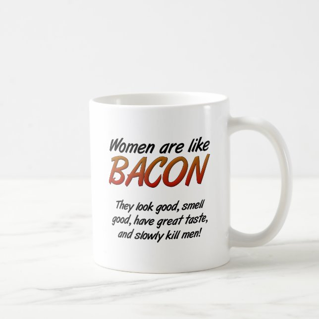 De Café Caneca Engraçada Mulheres São Bacon (Direita)
