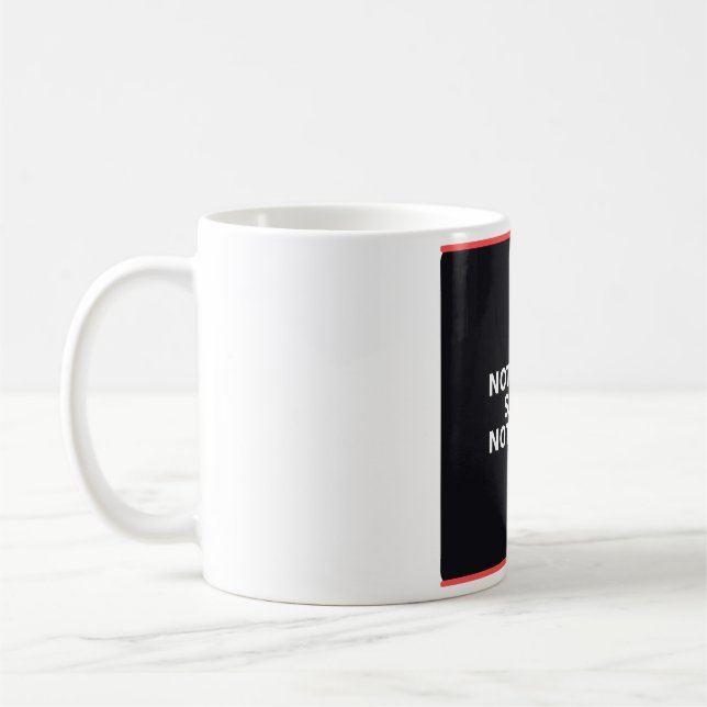 De Café Caneca Engraçada - Não Hoje Satanás Cristão Sarcás (Esquerda)