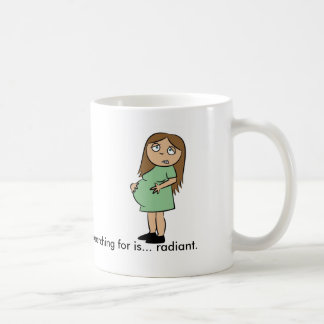 De Café Caneca engraçada para mulheres gravidas