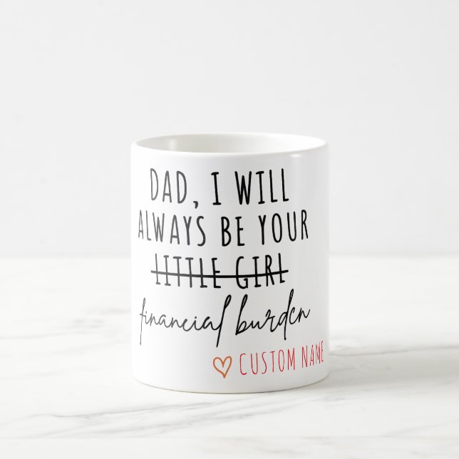 De Café Caneca Engraçada Personalizada para o Papai (Centro)