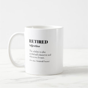 De Café Caneca Engraçada Pickleball para vovô ou presente 