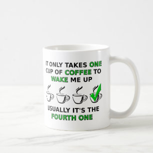 De Café Caneca Engraçada Quarto Um Copo