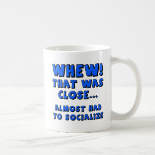 De Café Caneca Engraçada Quase Tive que Socializar