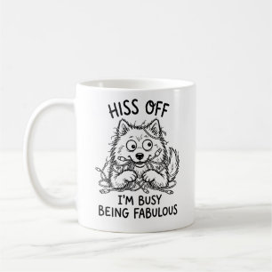 De Café Caneca Engraçada Samoyed Clássica