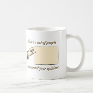 De Café Caneca Engraçada Sem Opinião Desejada