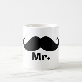De Café caneca engraçada x2 ajustado, Sr. & Sra. do casal