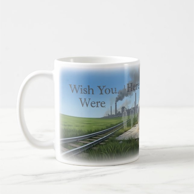 De Café Caneca Épica Desejando que Você Estivesse Aqui (Esquerda)