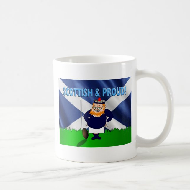 De Café Caneca escocesa e orgulhosa do rugby (Direita)