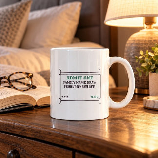 De Café Caneca Escolhi Meu Próprio Nome Novamente no Sorte