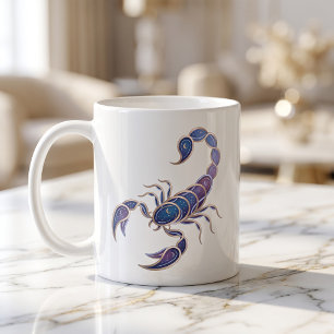 De Café Caneca Escorpião Celestial Linha Luxo Arte